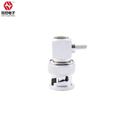 China 50Î © sell high quality crimp RG316 Right Angle Cable Connector BNC RF Video Monitoring 50Ohm BNC Male Plug for sale