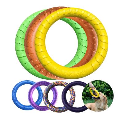 China Stocked Buoyant Dog Toy for Outdoor Interactive Fitness Pull Disc Game Dog Training Fitness Ring and Fitness Flywheel for sale