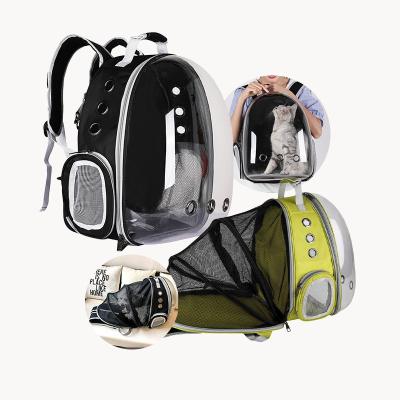 China Pet Backpack Carrier Bubble Backpack Carrier Airline Stored Approved Waterproof Cat Carriers Cat Bubble Carrying Bag for sale