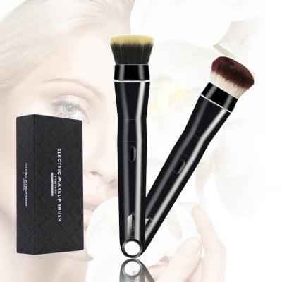 China Angular Blush Wholesale Comfortable Custom Logo USB Charging Electric Rotating Melason Touch Face Makeup Brush Cosmetic Tools for sale