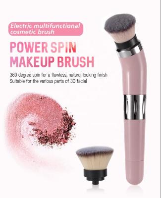 China Angular Blush Wholesale Replaceable Custom Logo USB Charging Melason Touch Makeup Brush Electric Rotating Facial Cleansing Cosmetic Tools for sale