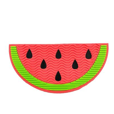 China Melason New Arrival Watermelon Shape Makeup Brush Silicone Remover Private Label Beauty Tools Makeup Brush Cleansing for sale