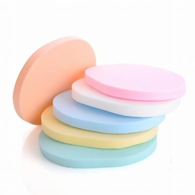 China Wholesale Sponge Melason Circle Oval Shape PVA Facial Wash Makeup Remover Sponge China Cleansing Suppliers for sale