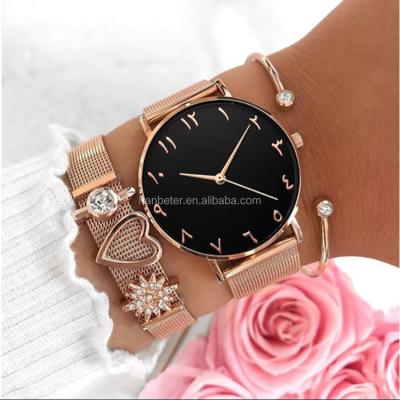 China Luxury Date Date Stainless Steel Case Wrist Watch Geneva Strap Women Automatic Arab Slim Ladies Watch Women's Wristwatches for sale