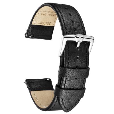 China High Quality Handmade Italian Genuine Leather Strap Women Watch Bands Quartz Leather Watch Band for sale