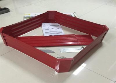 China Customized Color Metal Raised Garden Beds Powder Coated Surface Treatment for sale