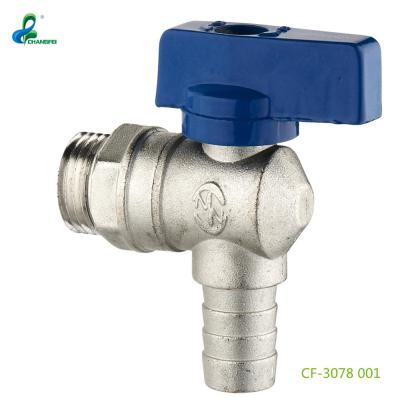 China General Changfei Good Quality Brass Water Manual Angle Stop Valve Cut Off Valve For Bathroom Angle Valve for sale