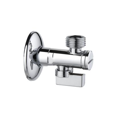 China General CF 3037 Hot Sales Polishing And Pass 2 Way Plated Brass Angle Chrome Valve With Filter And Ball for sale