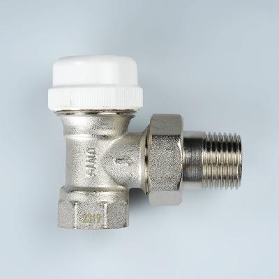 China Warehouse CF5004 Matte Cast Brass Antique Radiator Thermostatic Valve for sale