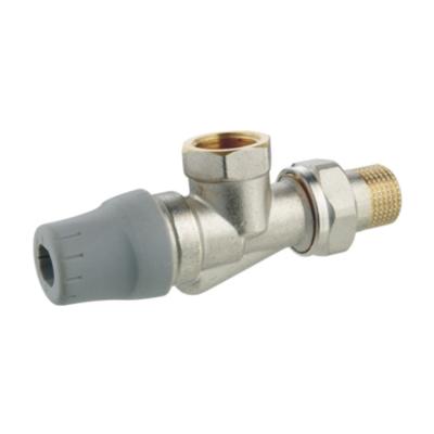 China STRAIGHT BRASS RADIATOR THERMOSTATIC VALVE (TRV) WITH 1/2 CONNECTOR for sale