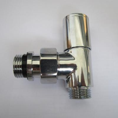 China General High Quality UK Manual Polish And Chrome Plated Radiator Valve for sale