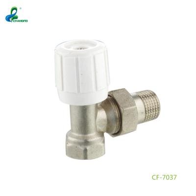 China CF-7037 General High Quality Nickel Plated Radiator Forged Brass Valve for sale