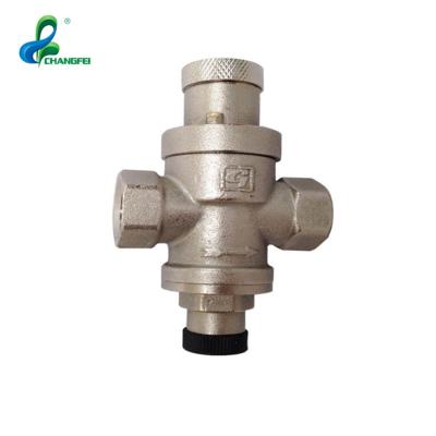 China General CW617 Sandblasted Nickel Plated 1/2 PRV Valve For Hot Water for sale