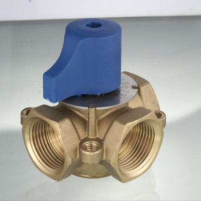 China General High Quality Hot Forged Three Way Brass Water Mixing Valve for sale