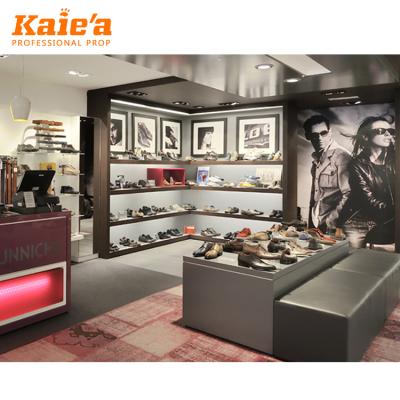 China Unique Fashion Shoe Retail Store Shoes Display Market Shoes Display Stand / Wall Mount Shoe Display Stand for sale