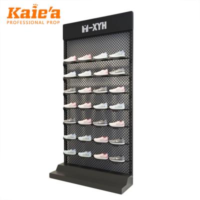 China Product display. Custom High Quality Wrought Iron Fashion Shoes Display Rack for sale