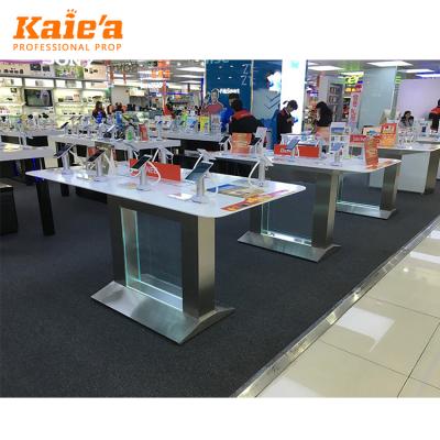 China Shop Home Appliances Store Display Home Electrical Appliances Phone Shop Display Table Counter For Mobile Phone for sale