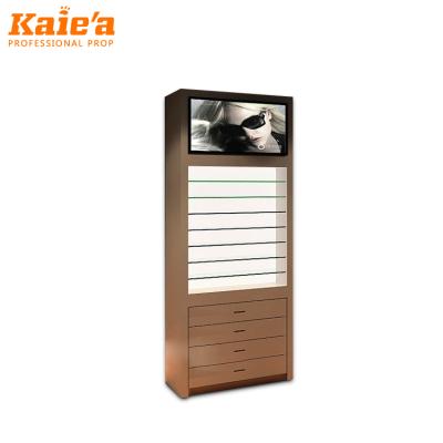 China Product display. Modern Wall Showcase Corner Cabinet Eyewear Optical Display Stand For Optical Display Furniture for sale