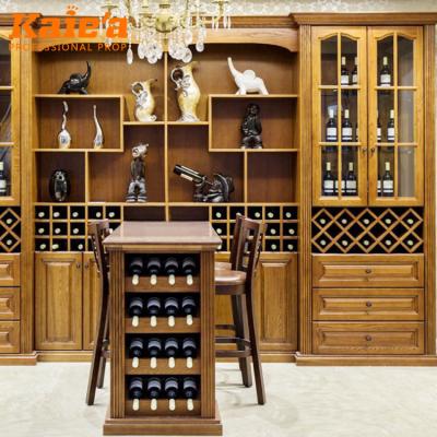 China Pharmacy Display Wood Wine Store Fixtures Shop Fittings Showcase Whiskey Display Cabinet for sale