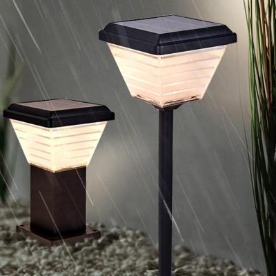 China Wireless Remote Control Solar Pathway Solar Lawn Yard Landscape LED Garden Lights Outdoor Decorative for sale