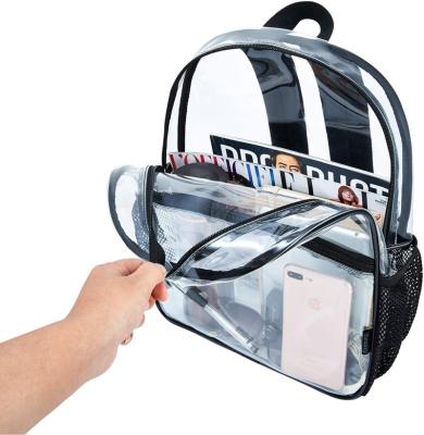 China Waterproof Clear Backpack Stadium Sport 3 In 1 Acrylic Clear Clutch Cross - Waterproof Body Purse See Handbag for sale