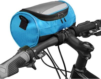 China Eco-friendly Bicycle Handlebar Triangle Frame Adjustable Waterproof Bicycle Front Storage Bag Large-Capacity Cycling Front Pack for sale