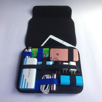 China Multifunctional Hot Sale Travel Accessories Cable Organizer For U Disk iPad Power Bank USB Electronics Storage Bag for sale