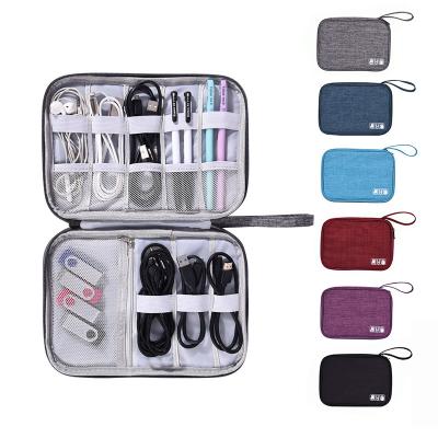 China Morden Digital Deluxe Universal Accessories Storage Bag Data Cable Portable Organizer Bag For Travel for sale