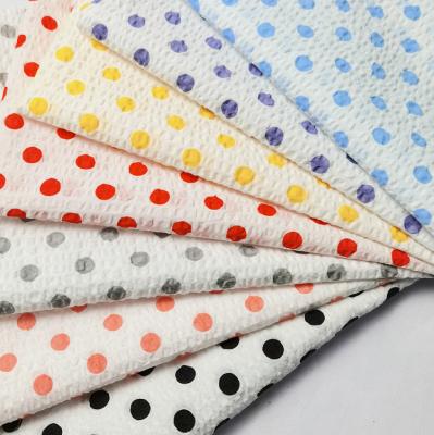 China Good Quality Wholesale Cheap Soft Small Dot Printing Cotton Fabric Textile for sale