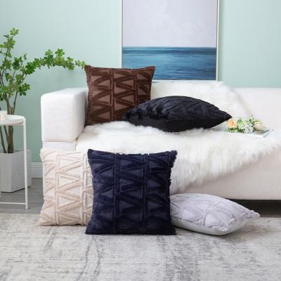 China Soft Velvet Pillow Cover Velvet Cushion Cover Short Term Cushion Covers Velvet For Living Room for sale