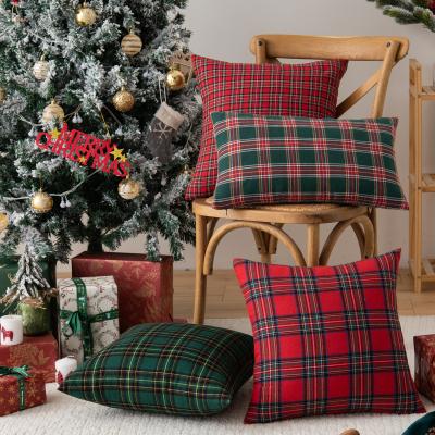 China Ins Wind Polyester Soft Popular Comfortable Modern Christmas Square Pillow Cushion Cover for sale