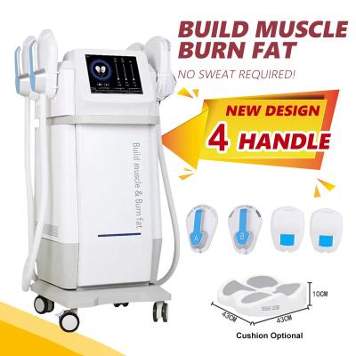 China 4 Handles Sculpture Fat Burning Machine 300W - 5000W Neo Slim Machine for sale