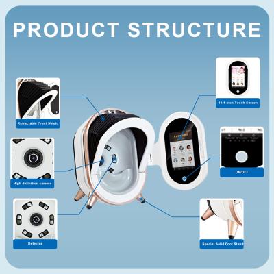 China Máquina de análisis facial de la piel 3D Máquina de diagnóstico de la piel Protable en venta