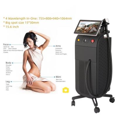 China 2000w Diode Laser Hair Removal Machine 808nm Fast Hair Removal Laser Machine Commercial for sale