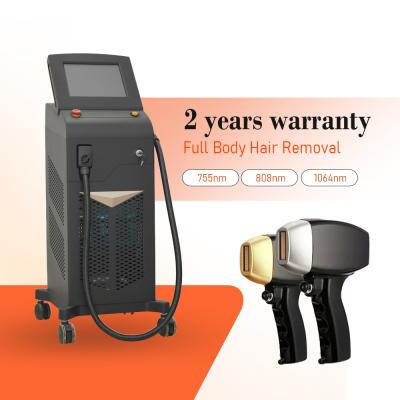 China Commercial Diode Laser Hair Removal Machine 2000w Diode Hair Removal Machine 4 Wavelength for sale