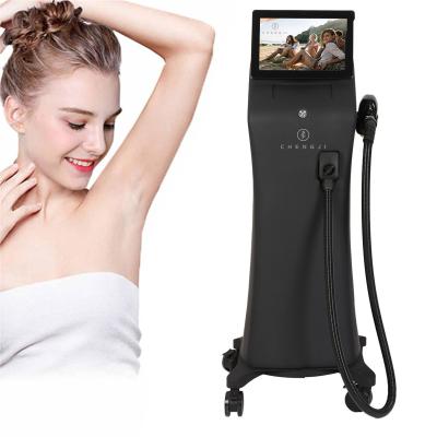 China 1200w 1600w Máquina de remoção de pelos a laser de diodo, Máquina de remoção de cabelo a laser feminina à venda