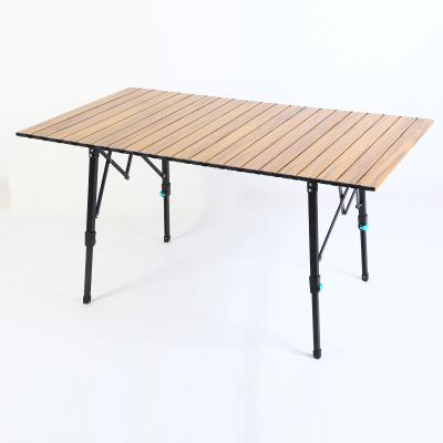 China Wholesale Custom Outdoor Portable Foldable Metal Beach Picnic Fishing Barbecue Single Folding Factory Hot Selling Aluminum Folding Table Camping for sale