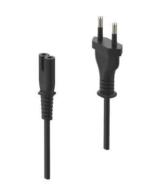 China Home Appliance Plug Power Cord Cable 250v 2pin VDE Plug Cable 250v 2pin Eu Power Cord For Hair Dryer for sale