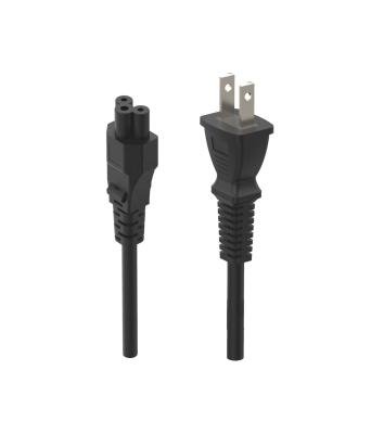 China Hot Selling Home Appliance Japanese 2Pin 7a 125v AC Power Cord For PC Computer Laptop for sale