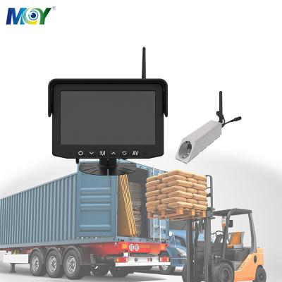 China 2.4Ghz 7 Inch Waterproof Digital HD Magnetic Wireless Reversing Forklift Camera Monitor Kit for sale