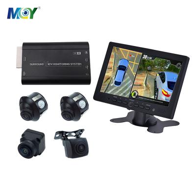 China 720P Waterproof Parking Camera Blind Spot Cover 3D Panoramic Backup Reverse View 360 Degree Car Camera System for sale