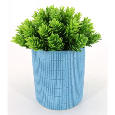 China Eco - Friendly Small Lightweight Artificial Succulents Plants For Office Desk Decoration for sale