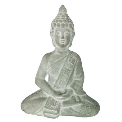 China Eco-friendly Finished Buddha Statue Stone Cement Handmade Buddha For Outdoor Decor for sale