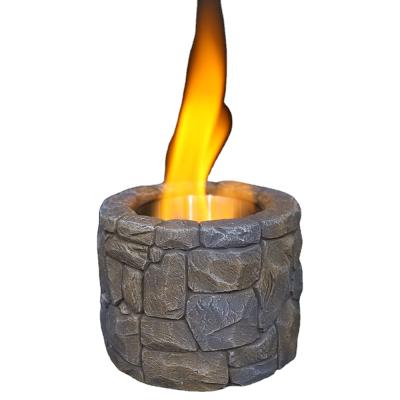 China Unique Design MgO Stone Fire Pit Cement Made Fire Pit With Accessories for sale