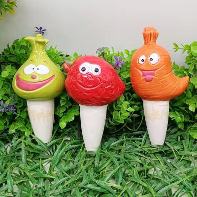 China Eco-Friendly Design Animal Plant Ceramic Watering Spikes Watering Devices For Sale for sale