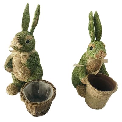 China Eco-friendly handwork garden decoration flower pot rattan flower pot for sale for sale