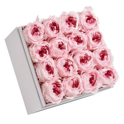 China Wholesale Green Valentine Day Gift Long Lasting Real Rose Custom Box Forever Eternal Environmental Protection Love Preserved Rose for sale