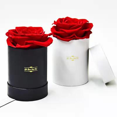 China Festival Gift Box Green Everlasting Flowers Eternal Preserved Fresh Natural Roses Customized By Green Environmental Protection Factory Forever for sale