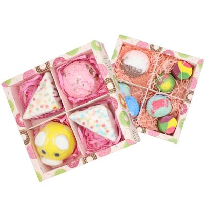 China Hot Selling OEM/ODM Handmade Bubble Bar Kid's Solid Bubble Base Essential Oil Bath Cake Soap Gift Box Bubble Cleansing Bar for sale