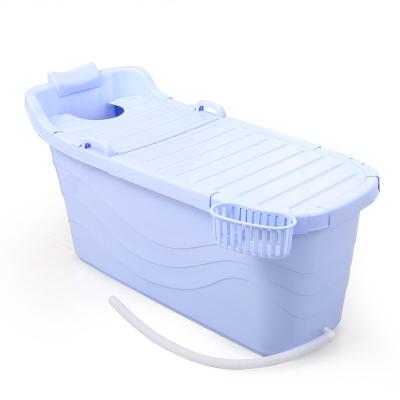 China Eco-friendly High Quality Bath Tub Safety Air Adult Plastic Portable Bathtub for sale